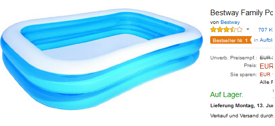 Pool für Familie und Kinder billig