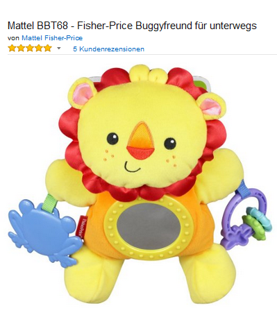 Buggyfreund Spiel-Löwe von Fisher-Price