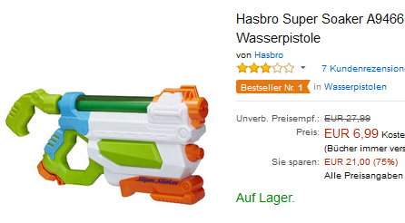 FlashFlood Super Soaker von Hasbro billig & reduziert