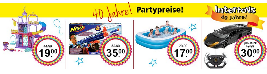 Partypreise bei Intertoys