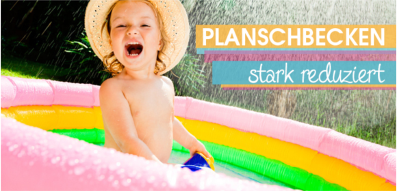 Planschbecken stark reduziert bei Babymarkt