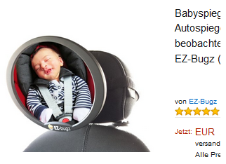 Rücksitzspiegel für Babys von EZ-BUGZ