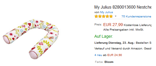 myJulius Nestchen-Schlange Bloom bei Amazon