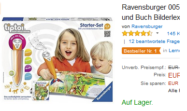 00508 tiptoi Startset mit Bilderlexikon der Tiere