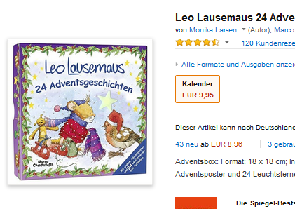 Adventskalender für Babys