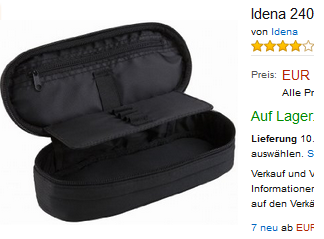 Faulenzer-Box & Schlampermäppchen von Idena