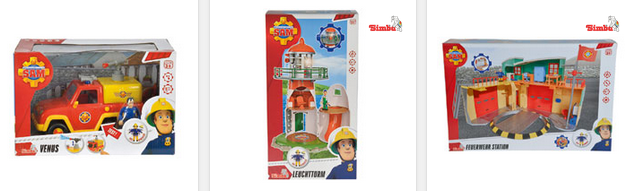 Feuerwehrmann Sam bei Intertoys