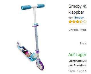 Frozen - Die Eiskönigin Tretroller von Smoby