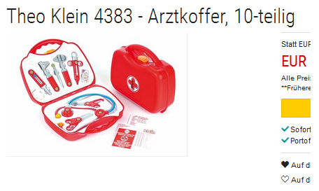 Koffer für Kinderarzte von Theo Klein