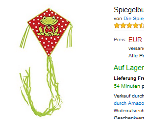 Niedlicher Flugdrache und Winddrache für Kinder von Spiegelburg