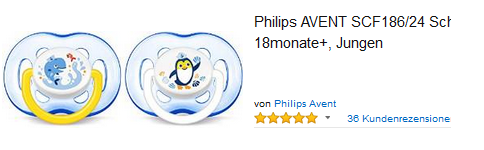 Philips AVENT SCF186 24 Schnuller Freeflow