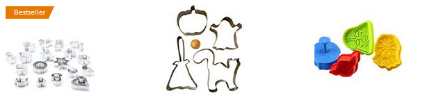 Plätzchen-Ausstechformen für Kinder und Familien, günstig bei Amazon
