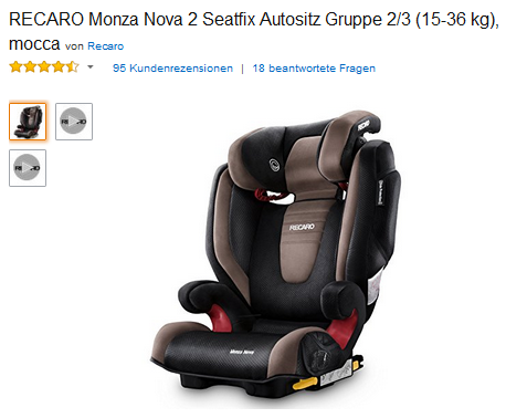 RECARO-Monza-Nova-2-Seatfix-Autositz-für-Kinder-Kleinkinder