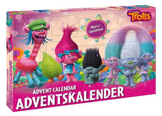 Adventskalender mit Trolls von Dreamworks