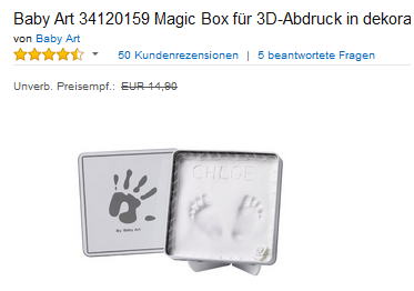 tolle Erinnerung für frischgebackene Eltern, Mama & Papa werden sich freuen