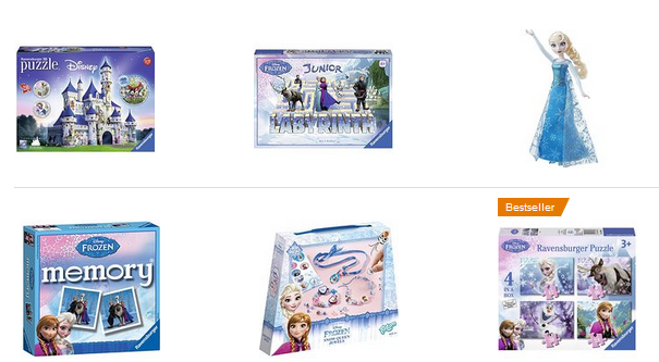 Disneyhelden bei Amazon - Spielsachen verschenken