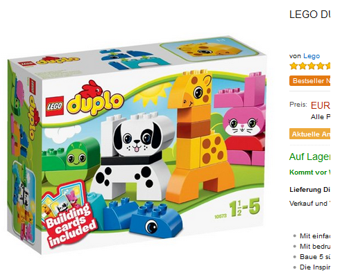  LEGO DUPLO 10573 Lustige Tiere 