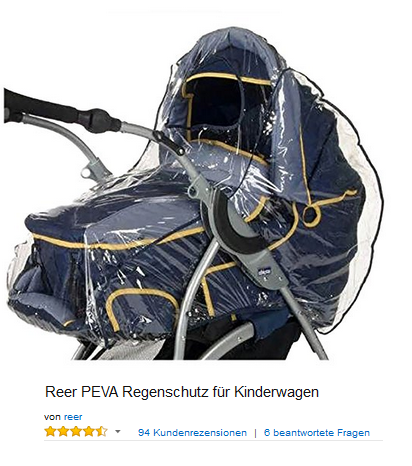 Reer Schneeschutz & Regenschutz für Kinderwagen
