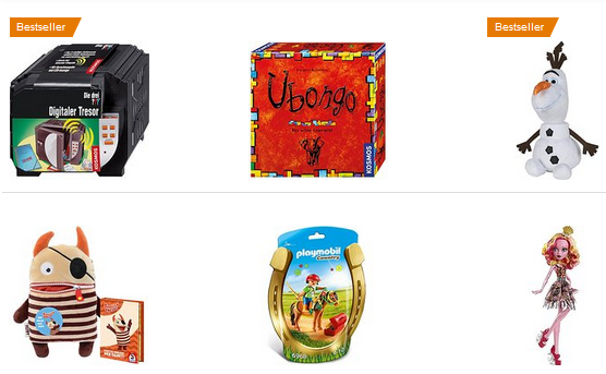 Spielzeug-Sale bei Amazon