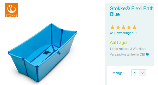 Badewanne Flexi Bath von Stokke für Babys & Kleinkinder