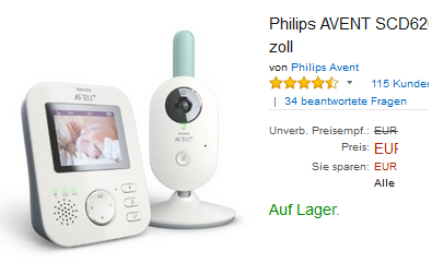 Philips AVENT SCD62026 mit Bild & Video