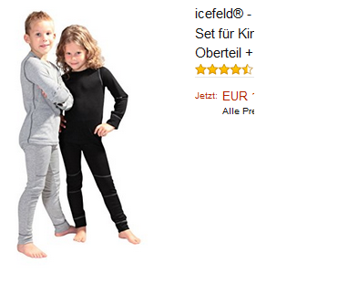 Thermowäsche für drunter für Kinder von icefeld