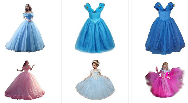 Cinderella Kostüme, Kleider & Verkleidungen für Mädchen