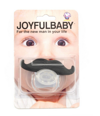 Schnuller mit Schnauzbart