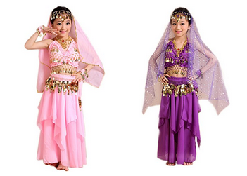 orientalisches Bauchtanz-Kostüm, Verkleidung für Mädchen