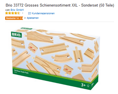 Brio Schienenset 50 Teile