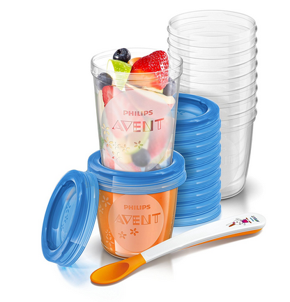 Philips Avent Becherset mit Löffel