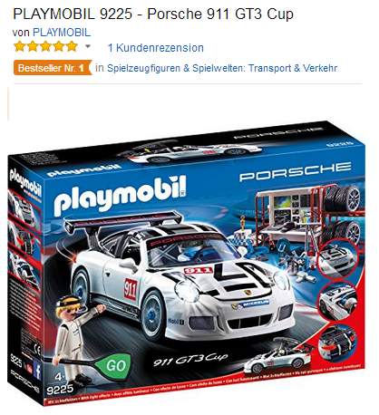  Porsche 911 GT3 Cup von playmobil billig & reduziert