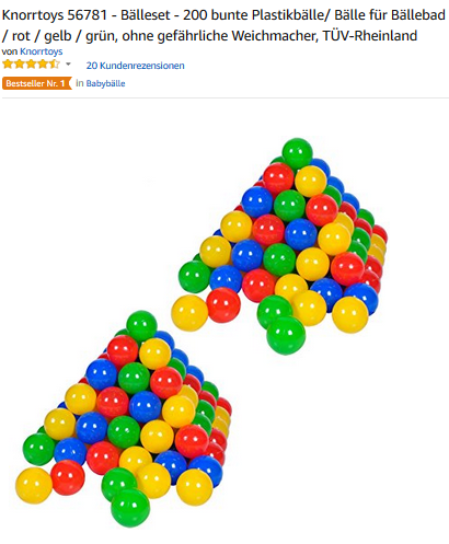 Ballset 200 von Knorrtoys 56781
