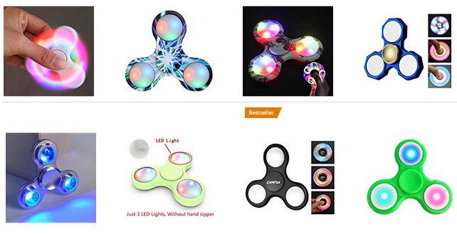 LED-Fidget-Spinner bei Amazon