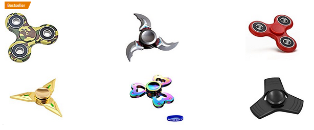 besondere Fidget-Spinner bei Amazon