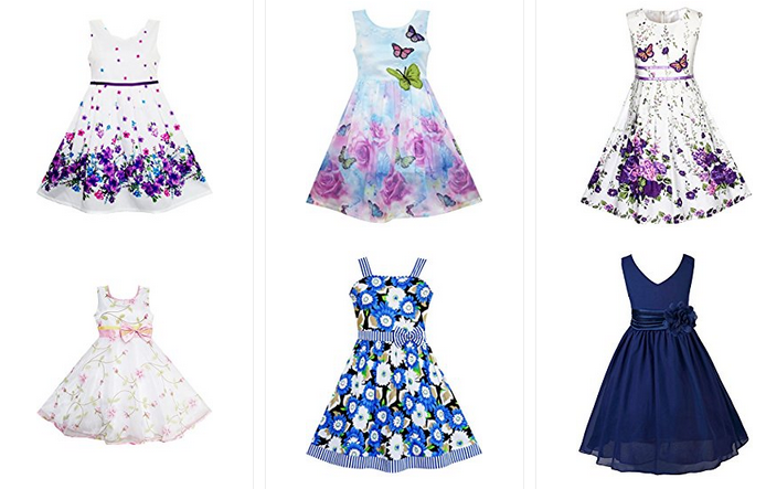 Blümchen-Mädchenkleider