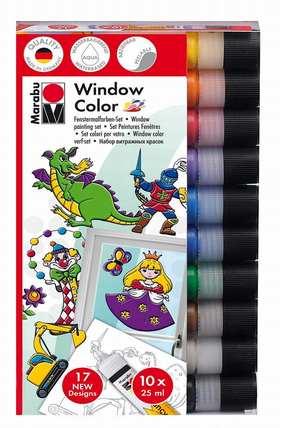 Window Color von Marabu mit 10 Farben