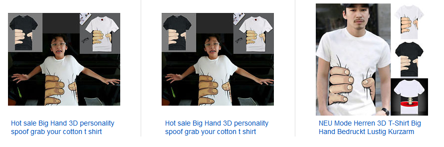 Big Hand Shirts bei ebay