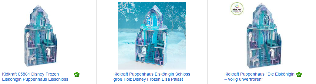 Eiskönigin Puppenhaus von Kidkraft