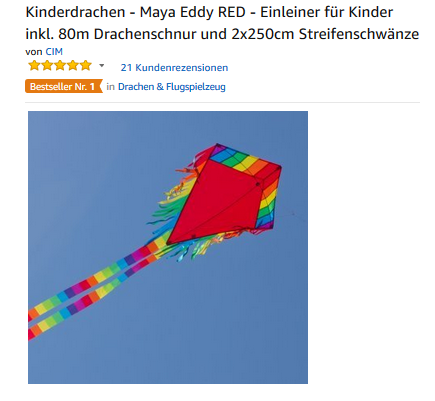 Kinderdrachen - Maya Eddy