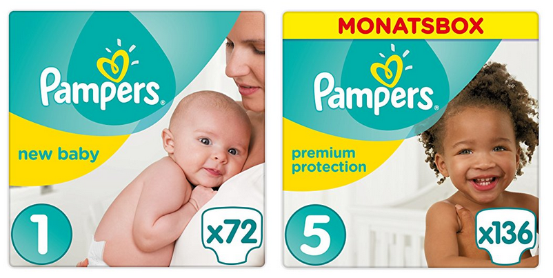 Pampers Premium Protection Windeln Monatsboxen