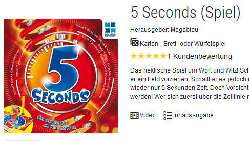 5 Seconds reduziert bestellen