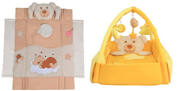Kuschelbär Erlebnisdecke mit Spielbogen