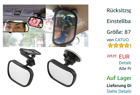 Rücksitzspiegel für Babys