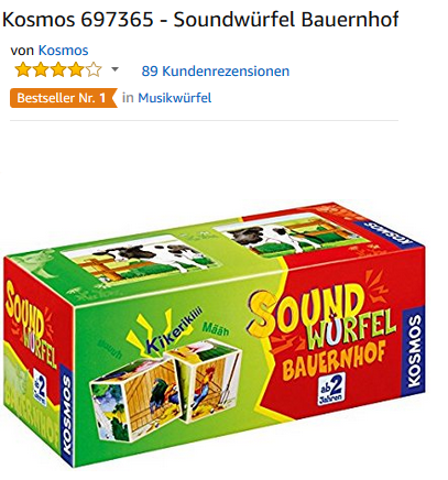 Soundwürfel Bauernhof von Kosmos