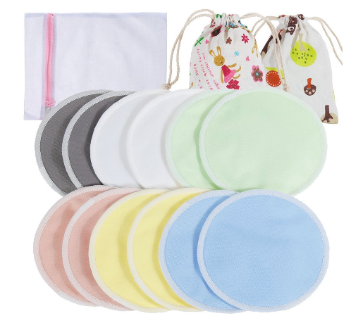 12 Bio-Stilleinlagen aus Bambus von Lictin 