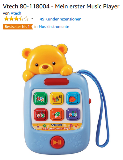 Mein erster Music Player von Vtech