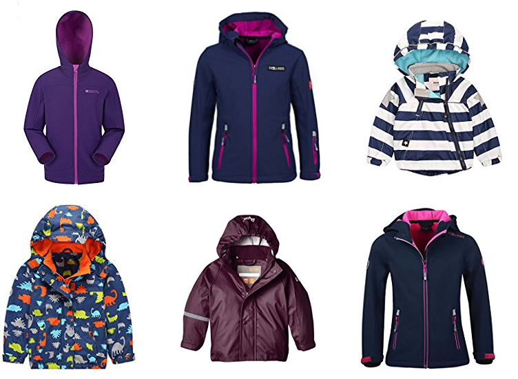 wasserdichte Jacken für Kinder