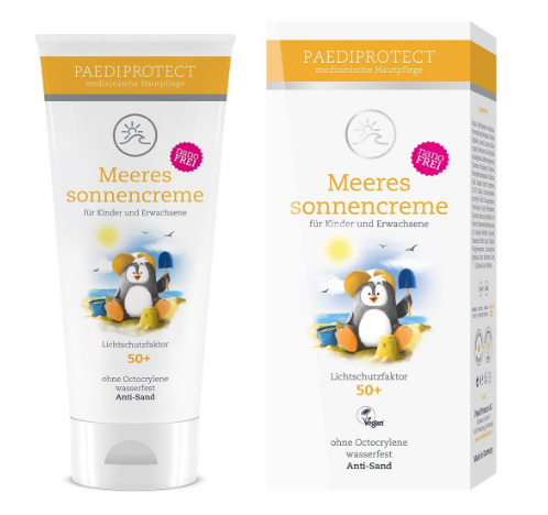 Meeressonnencreme für Kinder und Erwachsene von PaediProtect