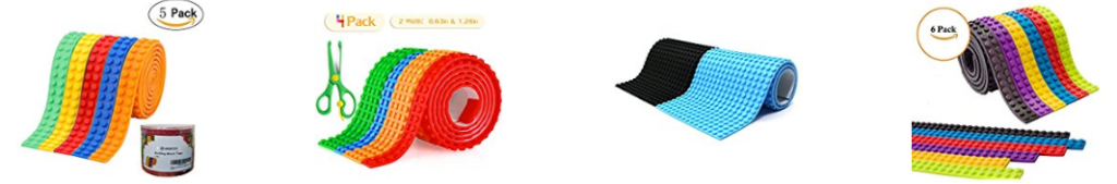 Klebeband-Steifen für Bauklötze wie LEGO